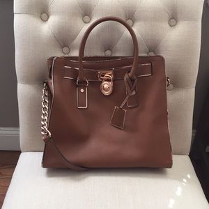 Michael Kors Hamilton Tote RARE ROSE GOLD